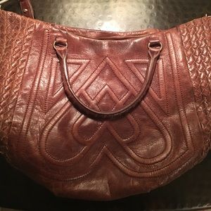 Elliott’s Lucca dark brown leather hobo purse